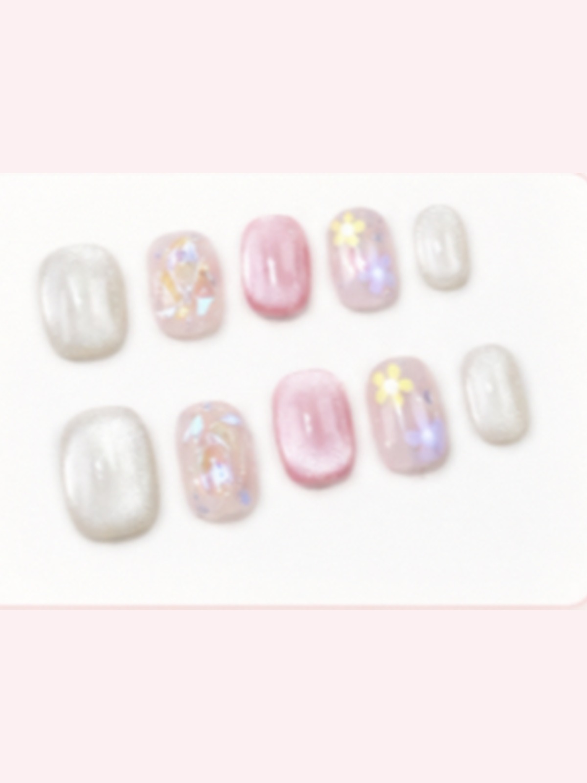 Y2K Princess press-on nails posted by JazNailzzzz